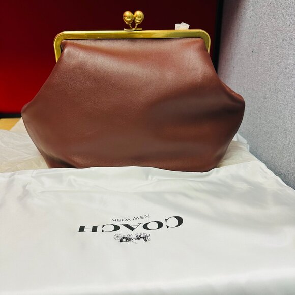 NWT Coach Large Kisslock Frame Bag - Picture 7 of 7